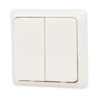 ELSO dubbele drukknop 506394 42V/1A AP vlak RENOVATIE rw 10 stuk(s) ELSO dubbele drukknop 506394 42V/1A AP vlak RENOVATIE rw 10 stuk(s)