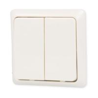 ELSO dubbele drukknop 506394 42V/1A AP vlak RENOVATIE rw 10 stuk(s) - thumbnail