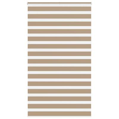 Zebra Blind 135x230 cm stofbreedte 130,9 cm polyester zandbruin