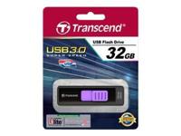 Transcend JetFlash 760 USB flash drive 32 GB USB Type-A 3.2 Gen 1 (3.1 Gen 1) Zwart, Paars - thumbnail