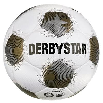 Derbystar Voetbal Brillant APS Wit goud zilver V25 1002 Derbystar Voetbal Brillant APS Wit goud zilver V25 1002
