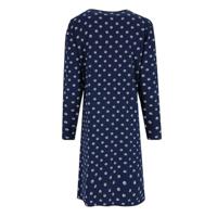 Hajo nachthemd blauw met all-over print - thumbnail