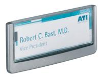 Durable Deur-/infobord | B149xH52,5 mm | controlevenster acrylglas | achterdeel ABS grafiet | 1 stuk - 486037 486037 - thumbnail