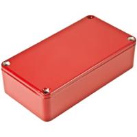 Hammond Electronics 1590BBRD Universele behuizing 118.5 x 93.5 x 34 Aluminium Rood 1 stuk(s) - thumbnail