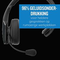 Jabra BlueParrott B450-XT Mono Bluetooth Over-The-Ear Headset, 96% Ruisonderdrukking met Stembediening voor op de Weg en Luide Omgevingen, Zwart - thumbnail
