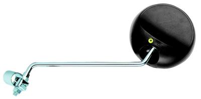 Busch & Muller Spiegel met klem bumm 922/15p rond/universeel - zwart