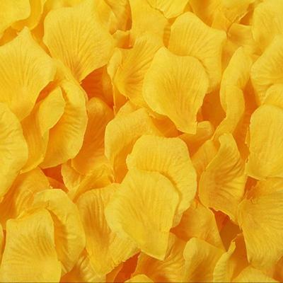 1000 PCS kunstmatige bruiloft steeg bloemblaadjes bloemen bruiloft decoraties (oranje)