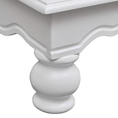 Kastje met 2 deurtjes en 1 lade wit hout Kastje met 2 deurtjes en 1 lade wit hout