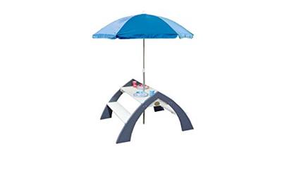 AXI Picknicktafel voor kinderen Kylo grijs en wit A031.021.00