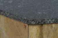 Hoofdtafel DKD Home Decor Marmer Mangohout 80 x 80 x 45 cm - thumbnail