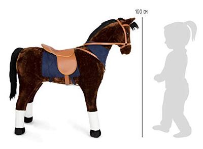 Small Foot rijpaard xl met geluid bruin - thumbnail
