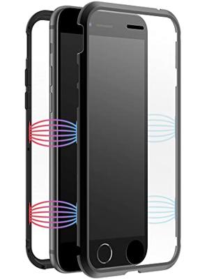Black Rock cover 360° glass iphone 7/8 zwart