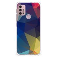 Motorola Moto G30 | G20 | G10 Shockproof Case Polygon Dark - thumbnail