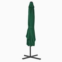 VidaXL Parasol met stalen paal 250x250 cm groen - thumbnail
