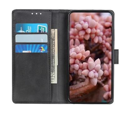 Casecentive Leren Wallet case met sluiting iPhone 13 Pro zwart
