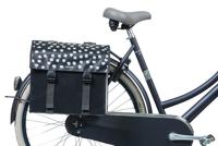 dubbele fietstas Urban load zwart/wit - thumbnail
