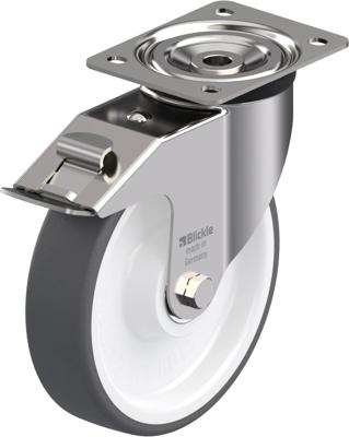 Blickle LX-POTH 200XK-FI Zwenkwiel met rem Wieldiameter: 200 mm Draagvermogen (max.): 400 kg 1 stuk(s)