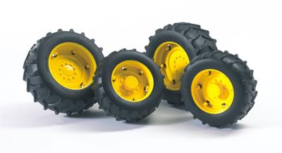 Bruder Dubbele banden met gele velg