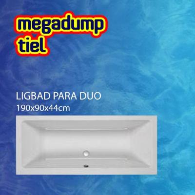 Ligbad Para Duo 190X90X44 cm Aqua Viva