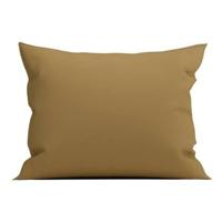 Zo Home Satinado Kussensloop Katoen Satijn - cognac brown 60x70cm - thumbnail