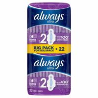Always Always Ultra Long Maandverband met vleugels - 22 stuks - thumbnail