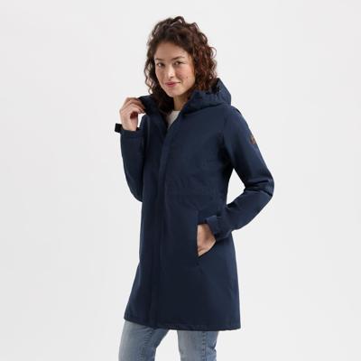 Travelin&apos; Women - Waterproof jack - Marine - Maat XXL