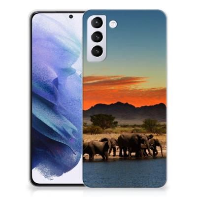 Samsung Galaxy S21 Plus | TPU Hoesje | Olifanten