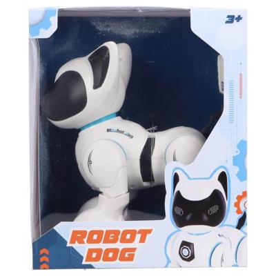 Robot Hond + Licht en Geluid Wit