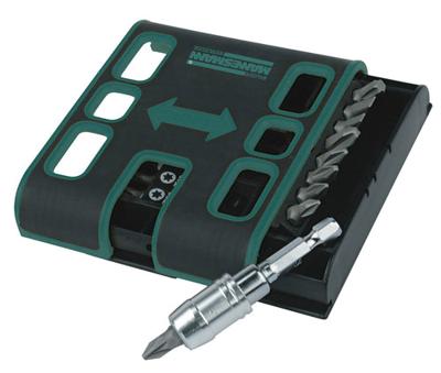 Brüder Mannesmann Bitset met magnetische snelwissel bithouder (18 dlg)