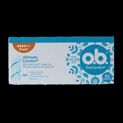 OB Tampons procomfort super 32 Stuks