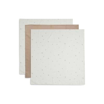 Jollein set van 3 multidoeken small Stargaze Biscuit Maat