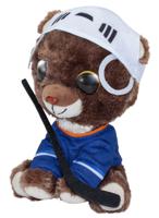 Lumo Stars knuffel hond ijshockey Teemu junior 15 cm pluche - thumbnail