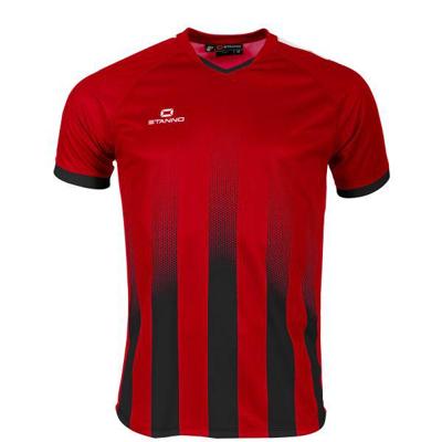 Stanno 410010K Vivid Shirt Kids - Red-Black - 140 Stanno 410010K Vivid Shirt Kids - Red-Black - 140