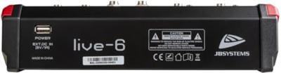 JB Systems LIVE-6 Analoge mixer JB Systems LIVE-6 Analoge mixer