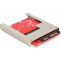 Delock 61892 2,5 converter SATA 22-polig > 1 x mSATA - 9,5 mm - thumbnail