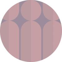 Komar Dots; Komar Home Behangcirkel Bauhaus Fusion - D1-003 - thumbnail