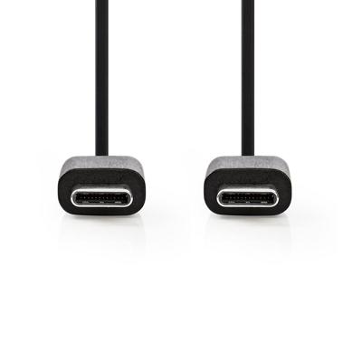 Sync & Charge-Kabel | USB-C Male | USB-C Male | 1,0 m | Zwart Sync & Charge-Kabel | USB-C Male | USB-C Male | 1,0 m | Zwart