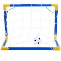 Mini Voetbaldoel set met Bal en Pomp - Goal - 81x 43 x 52 cm - thumbnail