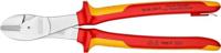 Knipex Kracht-Zijsnijtang | 250 mm Lengte | Geïsoleerd | Meercomponenten-Omhullingen | VDE-Goedgekeurd - 74 06 250 T BK - thumbnail
