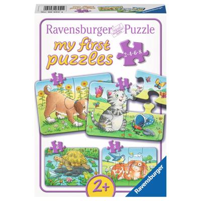 Ravensburger schattige huisdieren puzzel, 4in1 Ravensburger schattige huisdieren puzzel, 4in1
