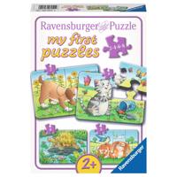 Ravensburger schattige huisdieren puzzel, 4in1 - thumbnail