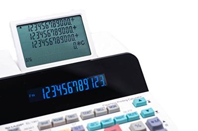 Sharp EL-1901 Bureaurekenmachine Grijs, Wit Aantal displayposities: 12 werkt op het lichtnet (b x h x d) 192 x 254 x 66 mm