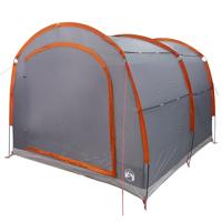 Tent met dak Grijs en oranje 268 x 240 x 191 cm Polyester - thumbnail
