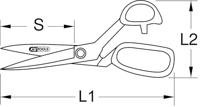 KS Tools 9651302 Universele schaar 225 mm - thumbnail