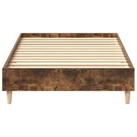 Bedframe zonder matras 90x190 cm spaanplaat gerookt eiken - thumbnail