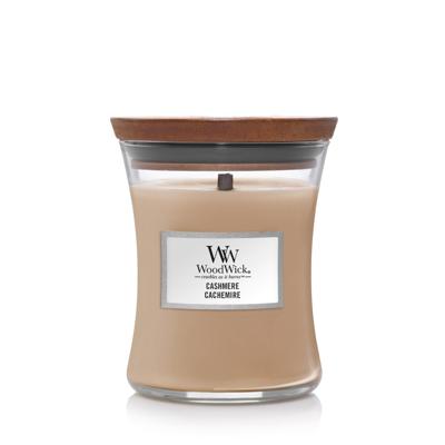 Geurkaars Cashmere Medium Candle Woodwick - Woodwick Geurkaars Cashmere Medium Candle Woodwick - Woodwick