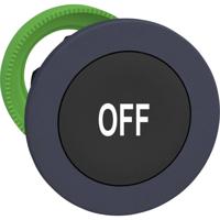 Schneider Electric ZB5FA235 ZB5FA235 Plat, Terugstelbaar (Ø) 30.5 mm OFF Donkergrijs, Zwart 1 stuk(s) - thumbnail