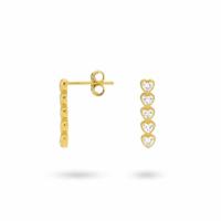 Dames oorbellen 24KAE 42498Y Gouden - thumbnail