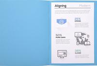 Exacompta dossiermap Forever 180, ft A4, pak van 100, felblauw - thumbnail