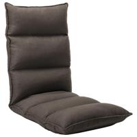 Vloerstoel inklapbaar stof taupe - thumbnail